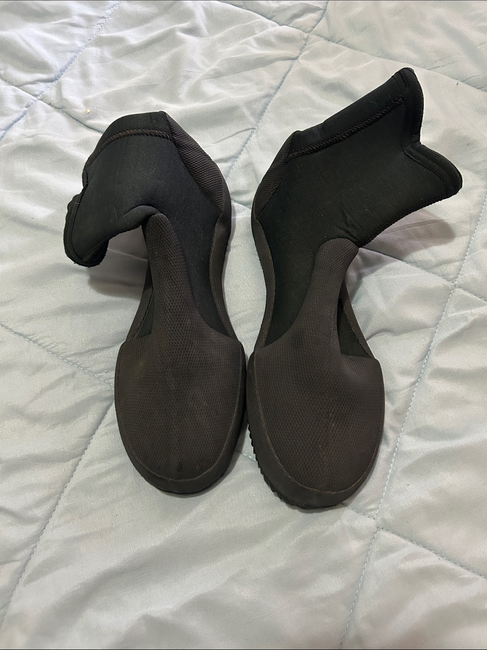Large Women’s Black Neoprene Shoes